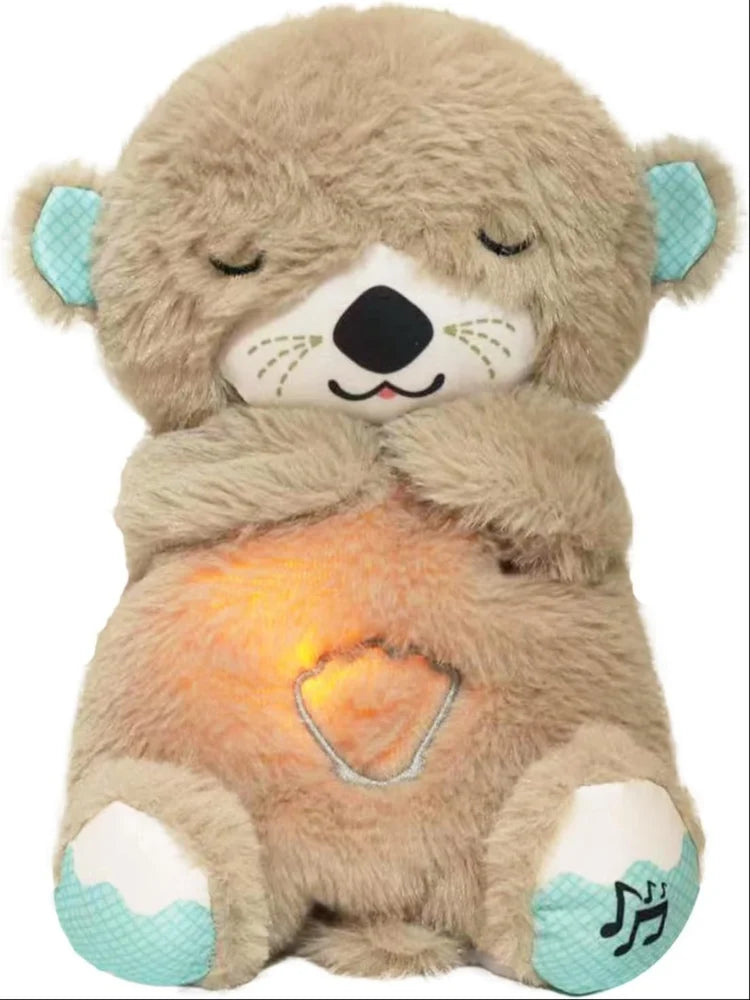 Musical Otter Plush Sound Machine – Soothing Sleep Aid for Newborns & Babies