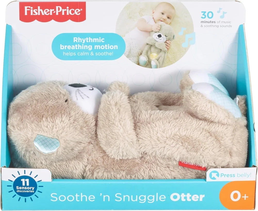 Musical Otter Plush Sound Machine – Soothing Sleep Aid for Newborns & Babies