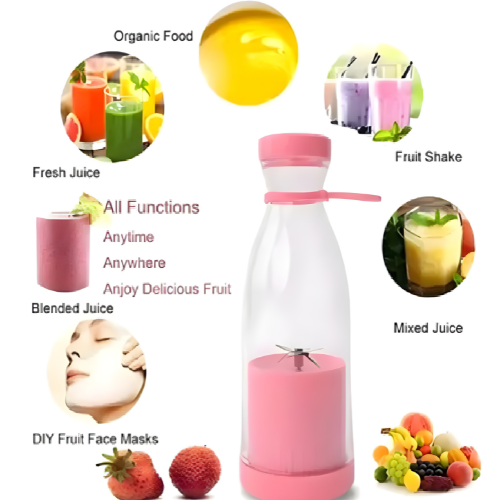 BlendEasy™ Portable Blender – 350ML, Rechargeable & Travel-Friendly