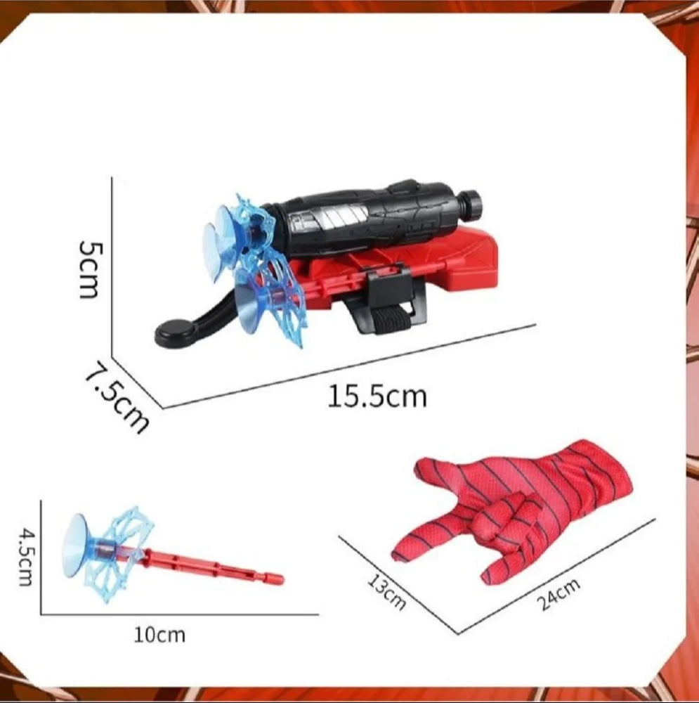 Spider Web Shooter Toy Set with Glove – Superhero Role Play for Kids
