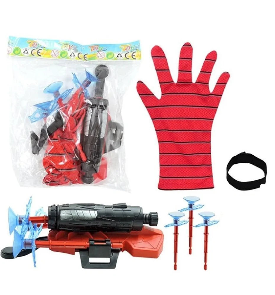 Spider Web Shooter Toy Set with Glove – Superhero Role Play for Kids